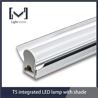 Luz de tubo integrada LED T5 con reflector gran angular para uso industrial